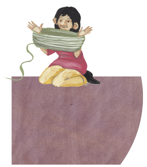 Ilustración niña Coyhaique